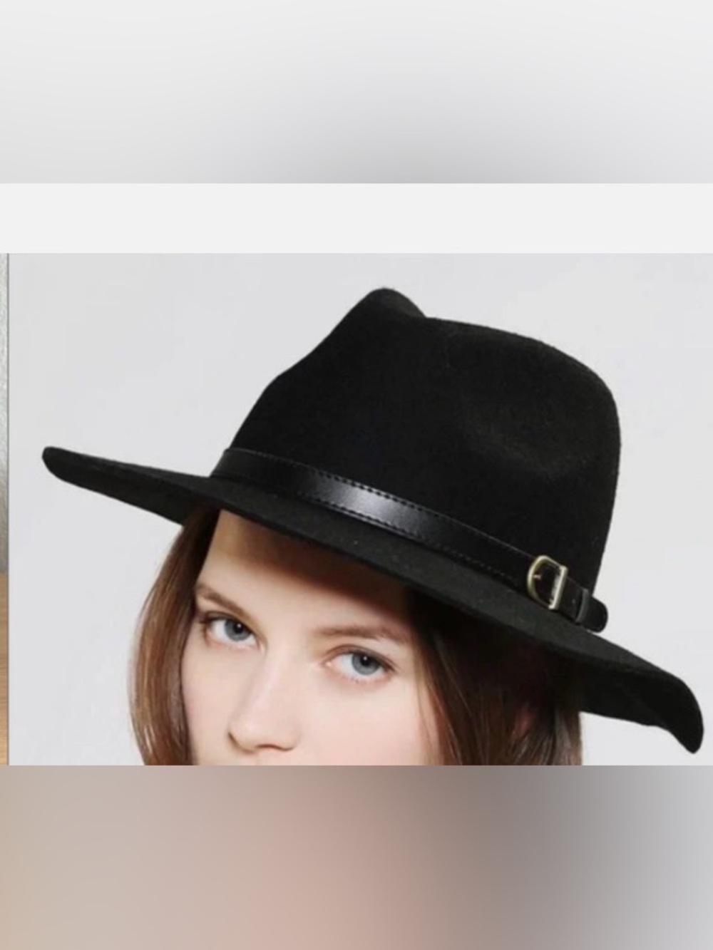 Anthropologie Wool Fedora Hat